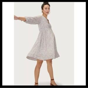 Hatch maternity Jami dress floral mini 3 large